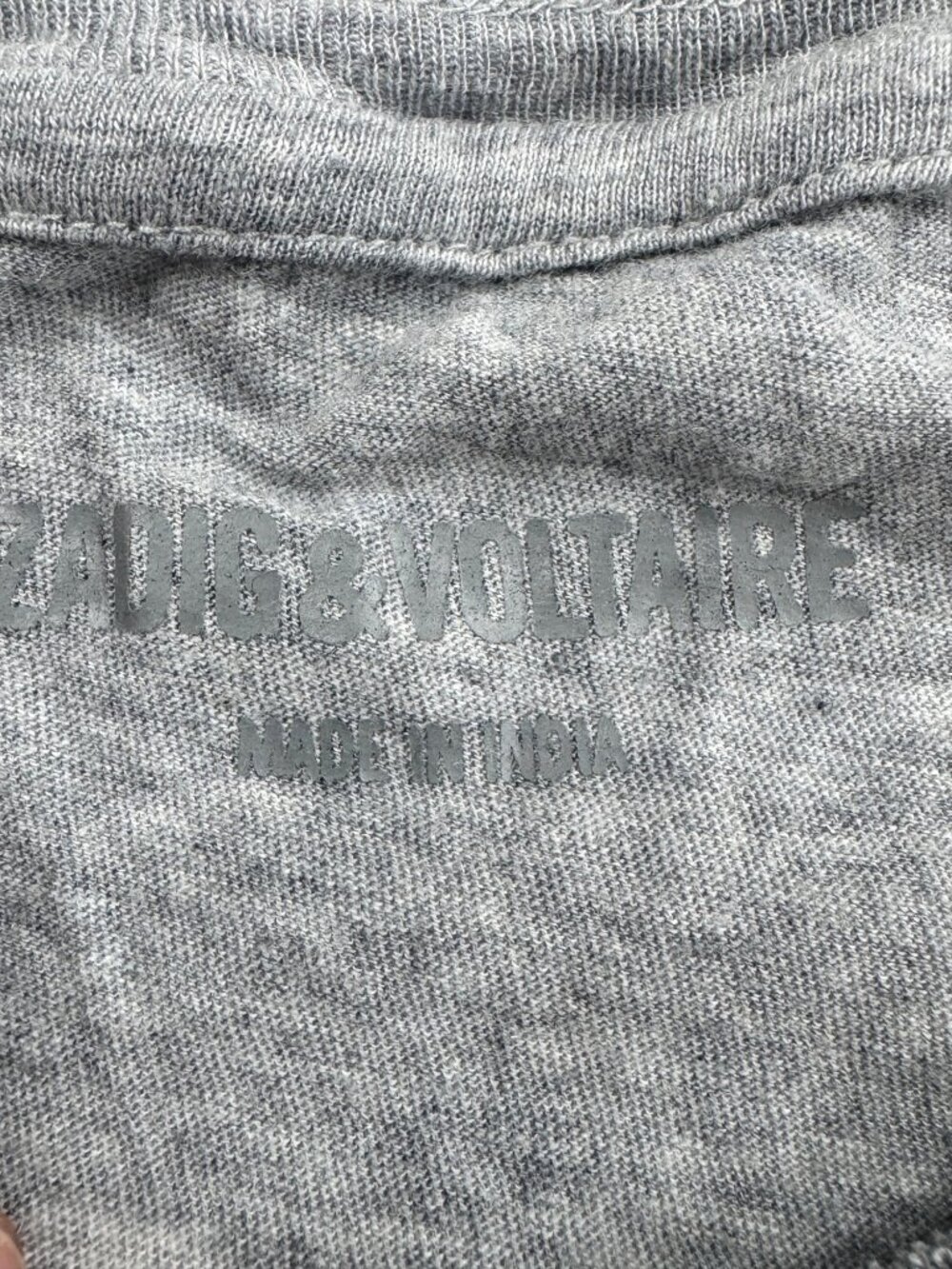 Zadig & Voltaire Skull T Shirt Gray Short Sleeve Sz XS - Picture 5 of 12